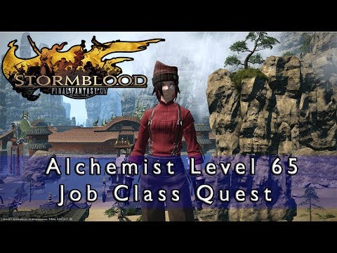 Final Fantasy 14 Stormblood - Alchemist Level 65 Job Quest