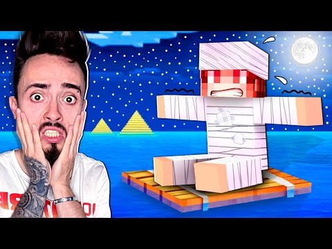 МОЙ ДРУГ СТАЛ МУМИЕЙ НА ОДНОМ БЛОКЕ В ОКЕАНЕ МАЙНКРАФТ!