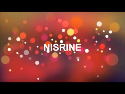 ALLES GUTE ZUM GEBURTSTAG NISRINE