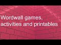 Wordwall Games Quizzes Printables