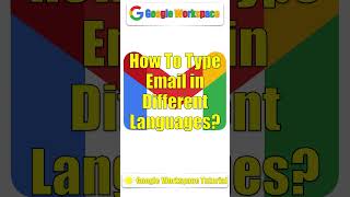 How to type email in different languages? #Shorts