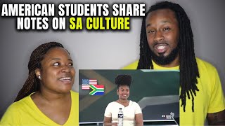🇿🇦 vs 🇺🇸 African American Students Thoughts on South Africa Culture | The Demouchets REACT