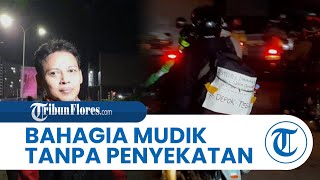 Pemudik yang Memakai Sepeda Motor Mulai Padati Jalan, Bahagia Pulang Kampung Tanpa Penyekatan