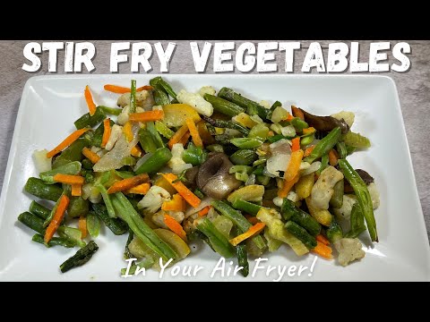 Air Fryer Stir Fry Vegetables | Frozen Stir Fry Vegetables | Air Fryer Recipes |