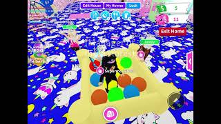 Playing adopt me as donut manager and daycare manager and pizza manager I’m a manager