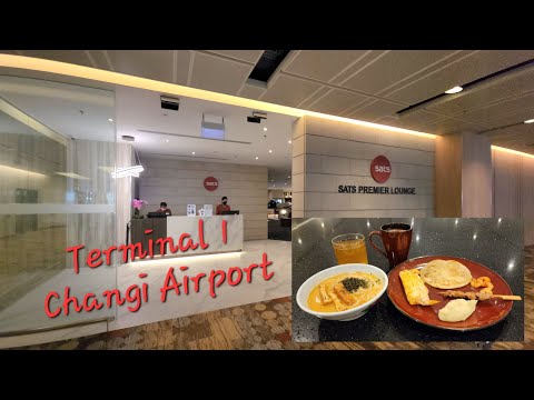 SATS Premier Lounge Terminal 1 T1 Aeroporto de Singapura Changi