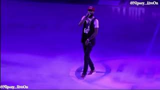 Nipsey hussle and Yg perform at los Angeles victory lap tour