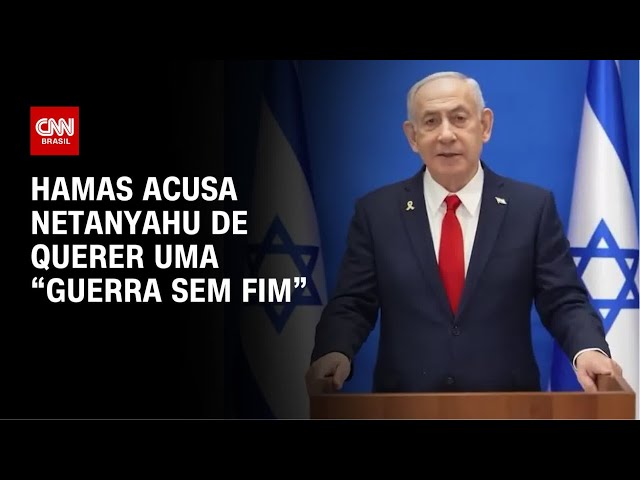 Hamas diz que Israel não quer fim de guerra em Gaza | CNN 360°