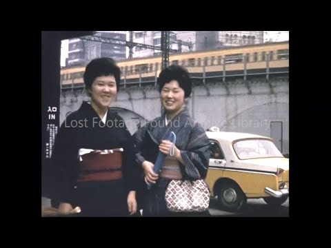 Archive footage of Street Scenes  of Kobe, Japan in 1963
