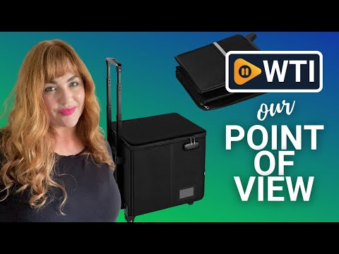 Fireproof File Cabinet Rolling Cart with Wheels and Telescopic Handle - WTI product video review
