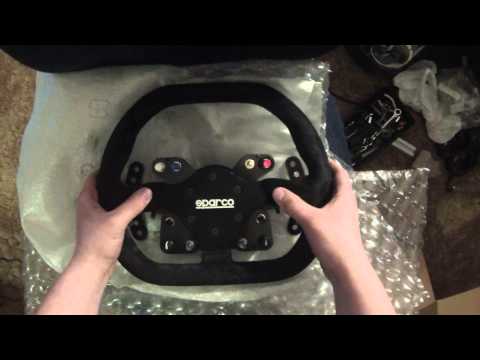 Sam Maxwell Sparco P310 sim wheel unboxing