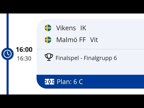 Eskilscupen Vikens IK - Malmö FF