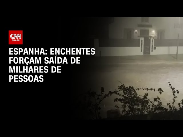 Enchentes no sul da Espanha forçam saída de milhares de pessoas | CNN NOVO DIA