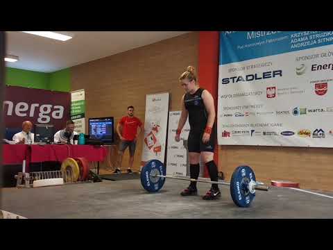 Zuzanna Protokowicz - Igrzyska Zrzeszenia LZS Siedlce 2019 - rwanie 61kg