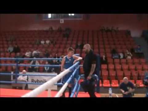 Kewin Gibas (TS Czarni - Góral żywiec)  -  Samuel Fiedor (Box Haviżov -Czechy)