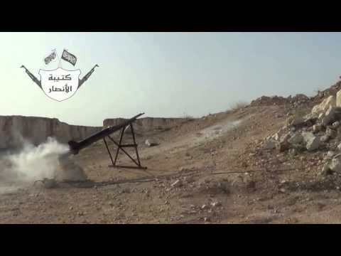 استهداف مقرات النظام في بلدتي نبل والزهراء في ريف حلب بصاروخ محلي الصنع من قبل كتيبة الأنصار