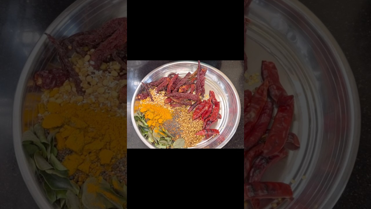 Sambar Powder ~ Homemade Sambar Powder ~ Sambar Podi