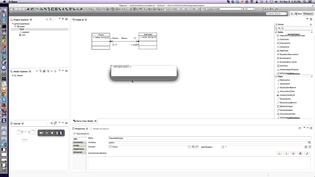 Adding OCL Constraints