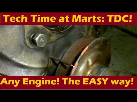 Finding TDC by the solid stop method. My EASY way. Works for any engine!