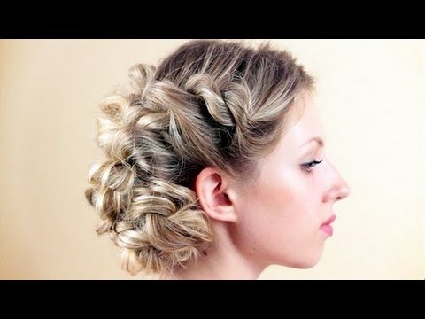 Причёска из жгутов. Twisted Hairstyle