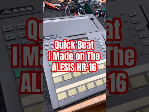 Quick Hip Hop Beat I Made on the Alesis HR-16