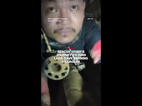 Journey of rescue diver to find Laos cave missing villagers