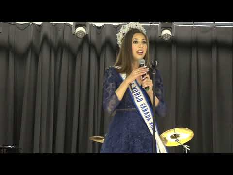 Miss World Canada Emma Morrison - AGS Presentation