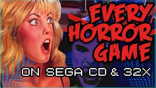 Every Sega CD & 32X Horror Game | Dithered Dread and Freaky FMV