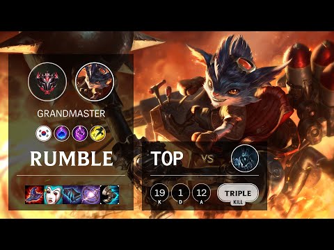 Rumble Top vs Karthus - KR Grandmaster Patch 10.21