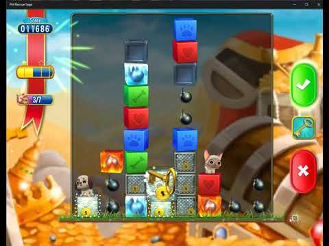 Pet Rescue Saga level 4020 no boosters