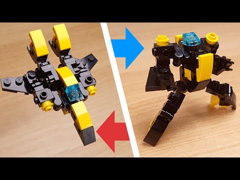 LEGO brick Fighter Jet transformer robot tutorial  #LEGO #Valkyrie #レゴ変形ロボ #レゴアイデア #레고변신로봇