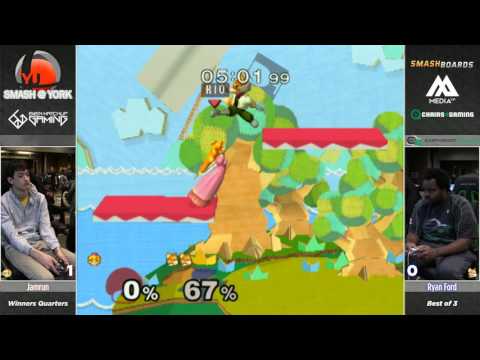 Ryan Ford (Fox) vs Jamrun (Peach) - S@Y 15 - Melee Winners Quarters