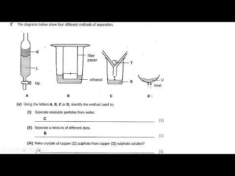 2024 Science paper 2 - Separating Technique Exam Questions Revision Full video