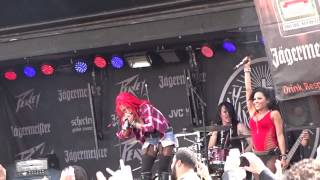 Butcher Babies Rock on the Range 2014 - Goliath