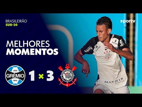 Gols e lances de Grêmio x Corinthians