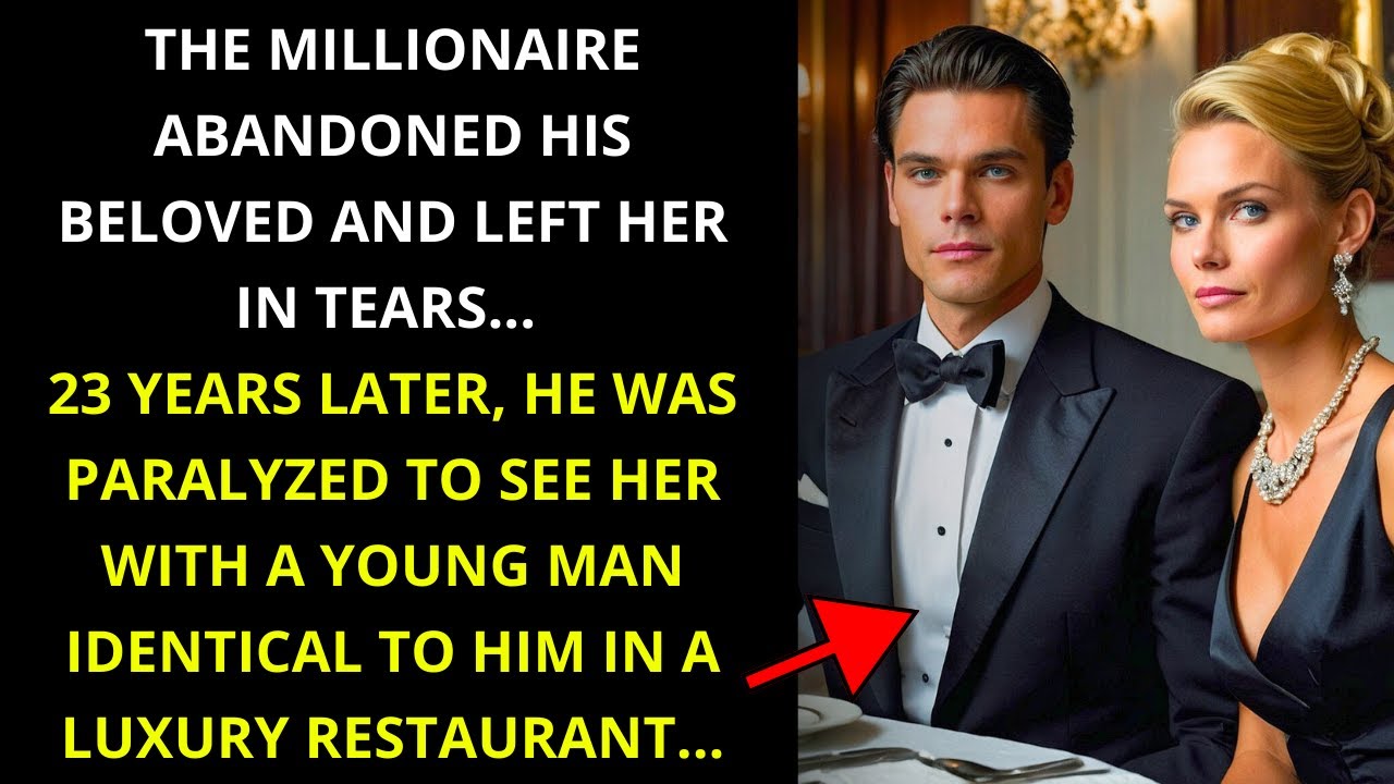 THE MILLIONAIRE LEFT HIS LOVER. 23 YEARS LATER, HE SAW HER WITH...