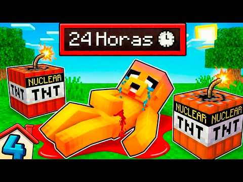 ¡MIKECRACK tiene SOLO 24 HORAS de VIDA en Minecraft! 😨😭 LOS VECINOS #4 (MIKECRACK)