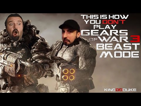 This is How You DON'T Play Gears of War 3 Beast Mode Co-op - DSP & John Rambo - KingDDDuke TiHYDP 63