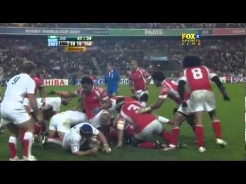 Rugby 2007. Pool A. England v Tonga
