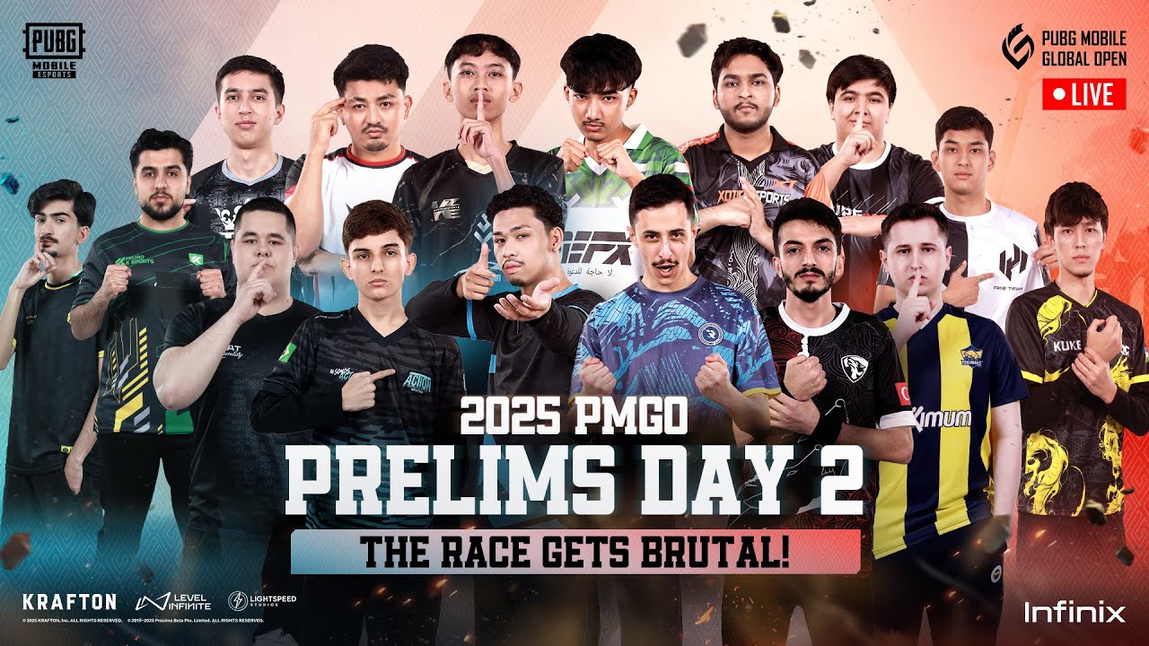 [EN] 2025 PMGO Uzbekistan Prelims | Day 2 | PUBG MOBILE Global Open Uzbekistan