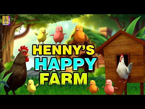 Henny’s Happy Farm | English Short Stories | English Cartoon #henandchicks #cartoon #english #hen
