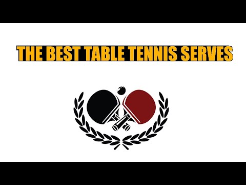 THE BEST TABLE TENNIS SERVES COMPILATION⚡ | @tabletennis_top🏓 |