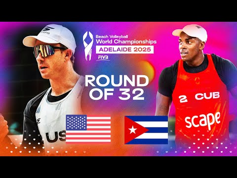 Partain/Benesh vs. Alayo/Diaz - Beach World Championships 2025 | Highlights | Round of 32