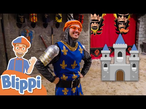 Blippi Explores A Castle And Learns History For Kids | Educational Videos For Kids