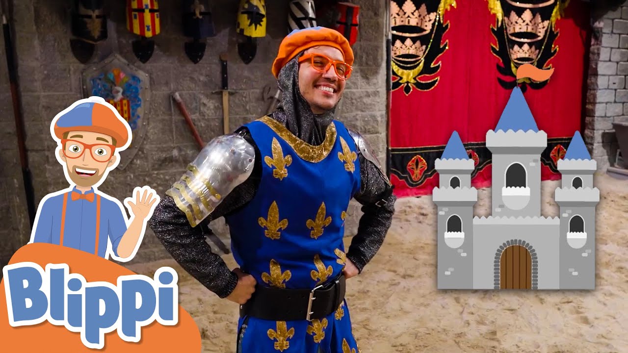 Blippi Explores A Castle And Learns History For Kids | Educational Videos For Kids