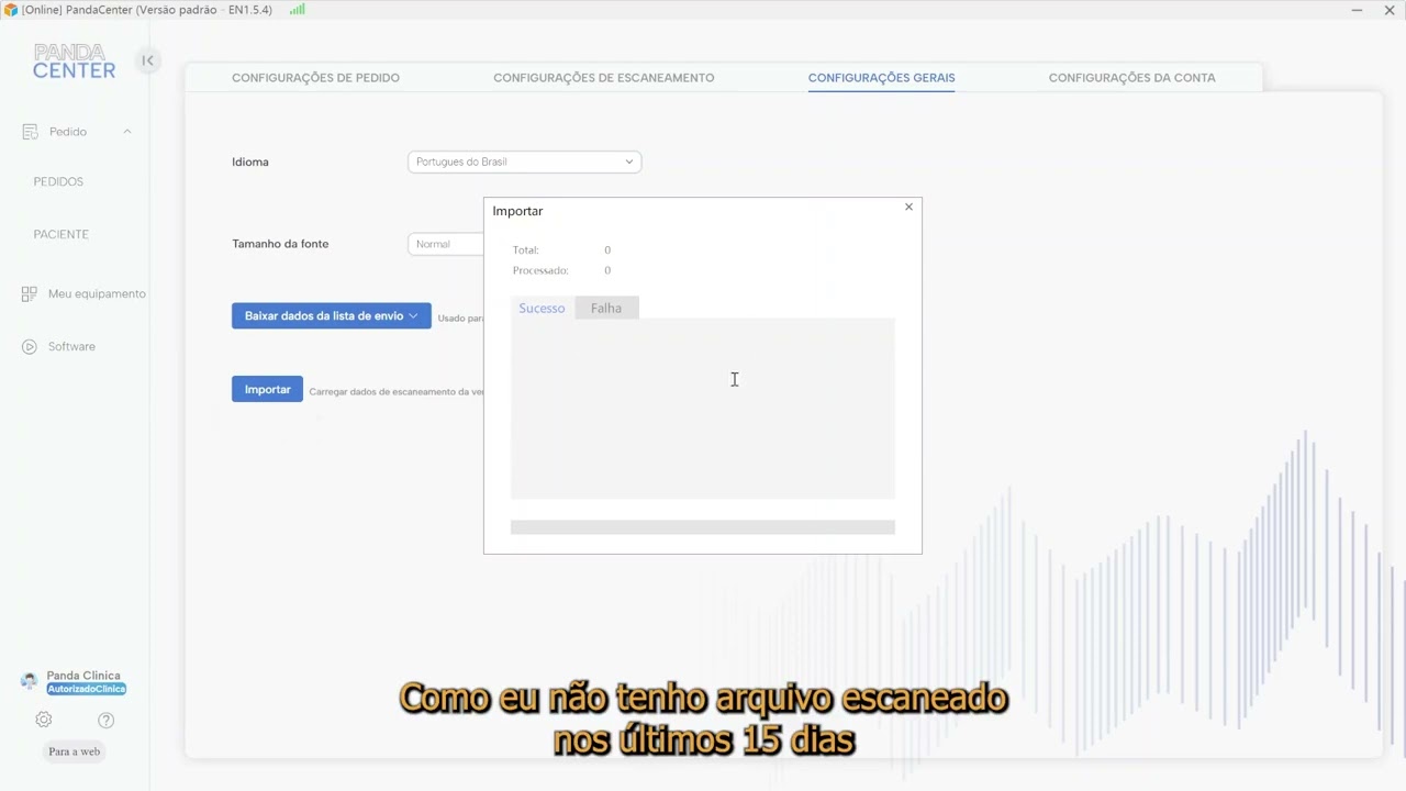 Vídeo 29 - Como importar seus casos antigos para o novo Panda Center
