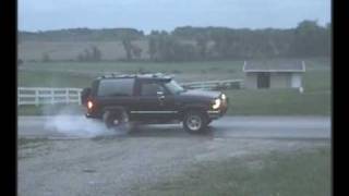 preview picture of video '90 Bronco II 2.3L turbo burning down the tires'