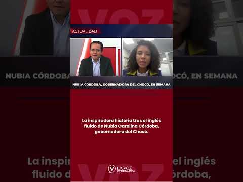 👏 #Chocó | Nubia Carolina Córdoba sorprende por su inglés fluido durante la visita de Shakira