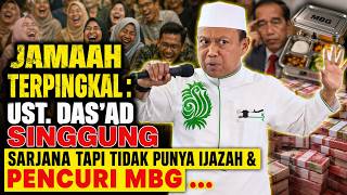 Download lagu UST DAS'AD SINGGUNG SARJANA TAPI TIDAK PUNYA IJAZAH & PENCURI MBG..JAMAAH TERPINGKAL - PINGKAL mp3