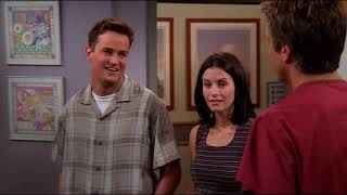 chandler and monica at the hospital  mondler part 